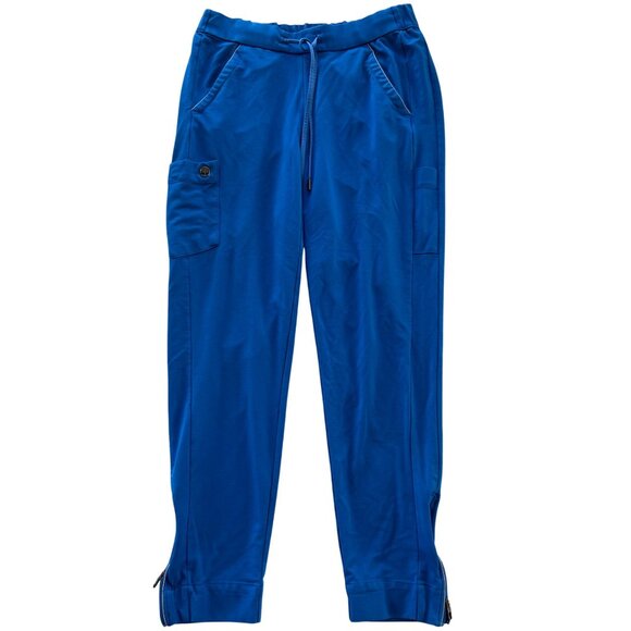 Onyx By Healing Hands Athena Style 9401 Womens Scrub Pants Blue Medium Stretch F - Picture 1 of 7